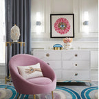 Gilded Frida Urn - Gold Porcelain Vase