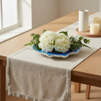 Atlas Trinket Tray – Blue Porcelain Dish with Gold Accents