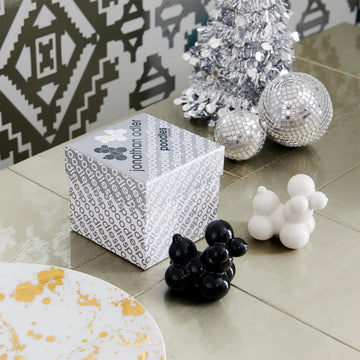 مجموعة ملح وفلفل بودل - هزازات بورسلين للكلاب