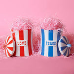 Vice Love Canister - Hand-Painted Porcelain Storage Jar