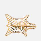 Zebra Stacking Dish - Porcelain with Gold Accents
