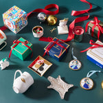 Zebra Stacking Dish - Porcelain with Gold Accents