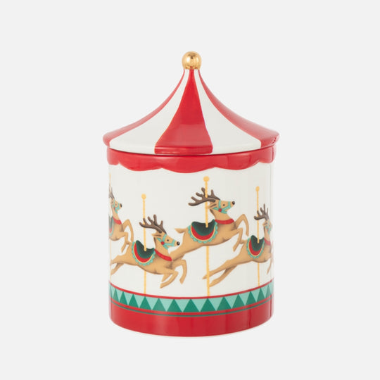 Carousel Decorative Jar – Multicolored Dolomite