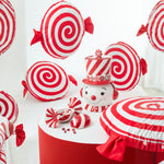 Christmas Snowman Jar with Hat – Decorative Dolomite Container