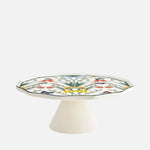 Jardin De Papillons Footed Round Cake Platter, 33cm