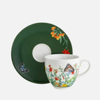 Jardin De Papillons Tea Cup & Saucer, 230ml