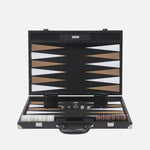 Jet Black Lizard Large Backgammon