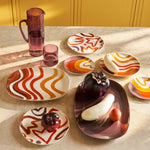 Recycled Glass Jug – Hammered Fudge