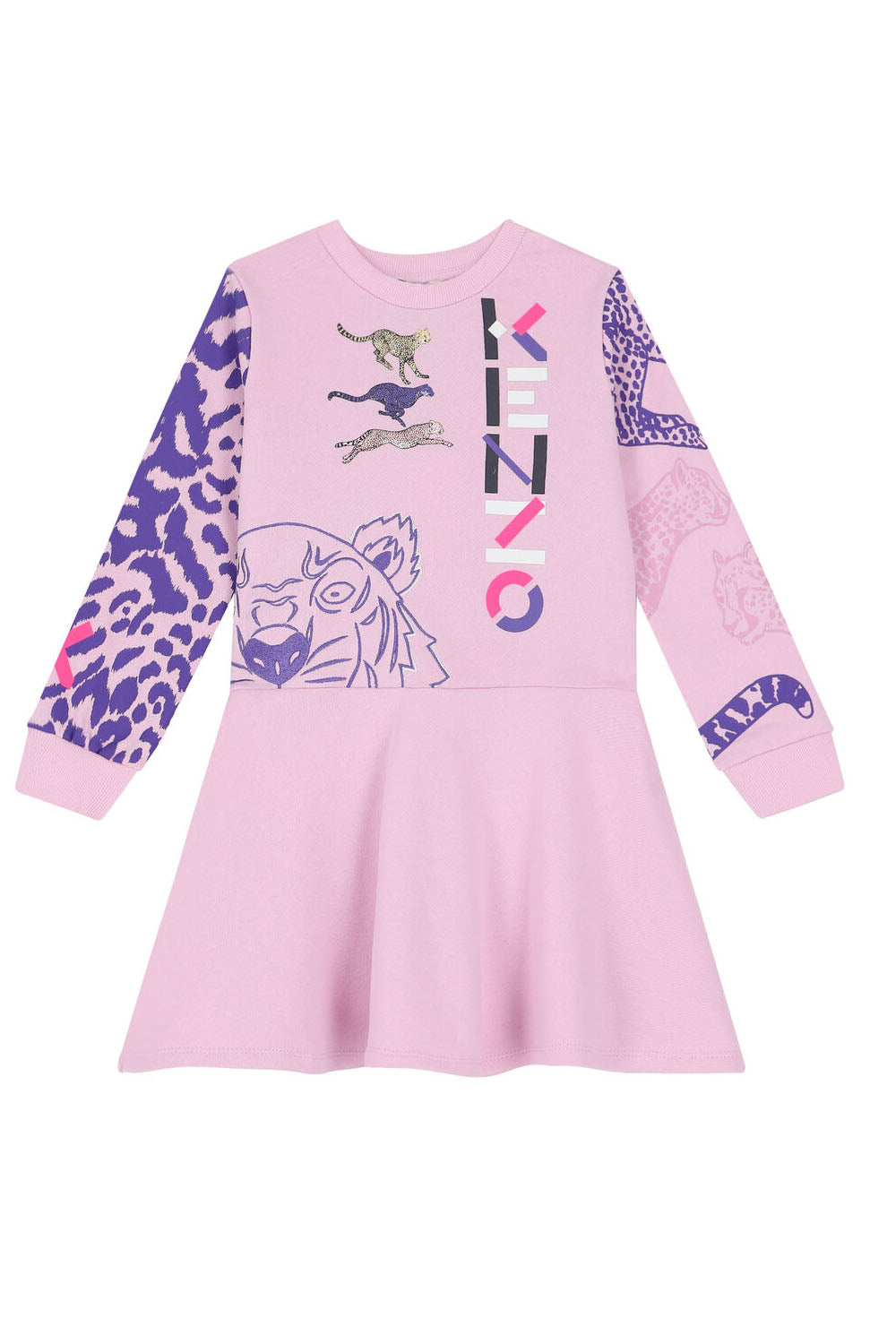 Cheetah print  Dress Kid Girls - Maison7