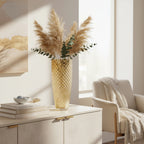 مزهرية كارو دايموند العنبر 40 سم للمنزل