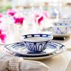 Kyma Blue Bowl – Hand-Painted 16 cm