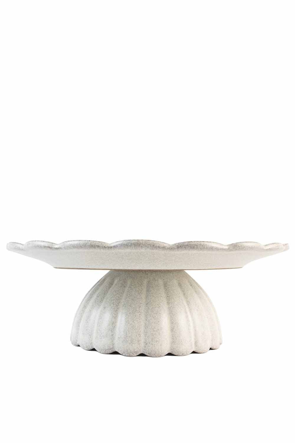 Lagos Cake Stand, White, 27.5cm