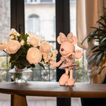 Minnie Welcome Lace Small Figurine - Black/Beige