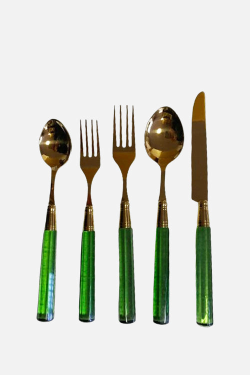 Emerald Cutlery Set - 5 Pieces