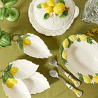 Lemon Collection Hand-Painted Ceramic Starter Dish No. 3