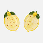 Lemon Collection Hand-Painted Ceramic Bread Plates – Set of 2