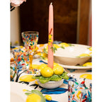 Lemon Collection Ceramic Taper Candle Holder