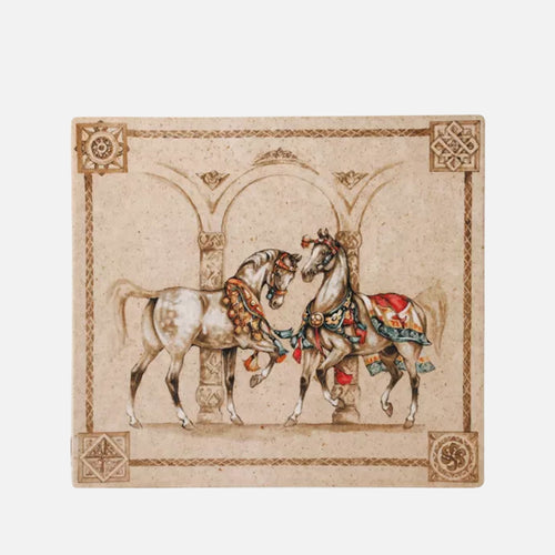 Large Square Cut - Wind Horses