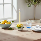 Lemon Collection Ceramic Taper Candle Holder