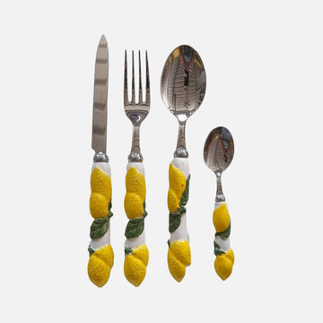 Lemon Collection Cutlery Set (4-Piece)