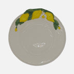 Lemon Collection Hand-Painted Ceramic Salad Plate