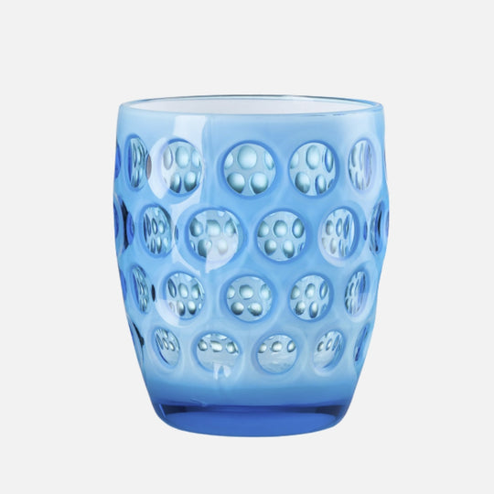 Lente White & Turquoise Acrylic Tumbler