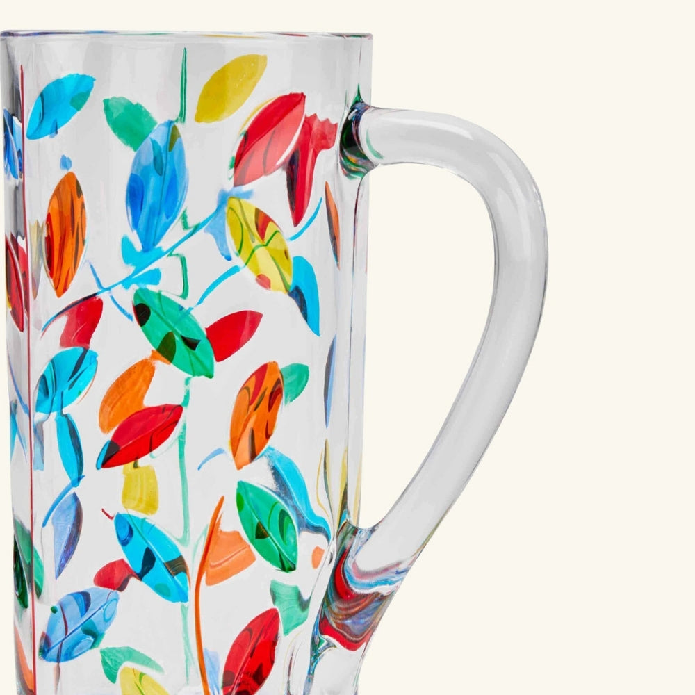 Water Pitcher – Hand-Painted Multicolor, 23 cm