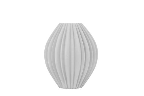 Luna Vase, 25cm, Off-White