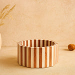 Lyra Inlay Decorative Bowl – Acacia Wood