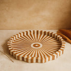 Lyra Inlay Tray – Handcrafted Decorative Serving Tray