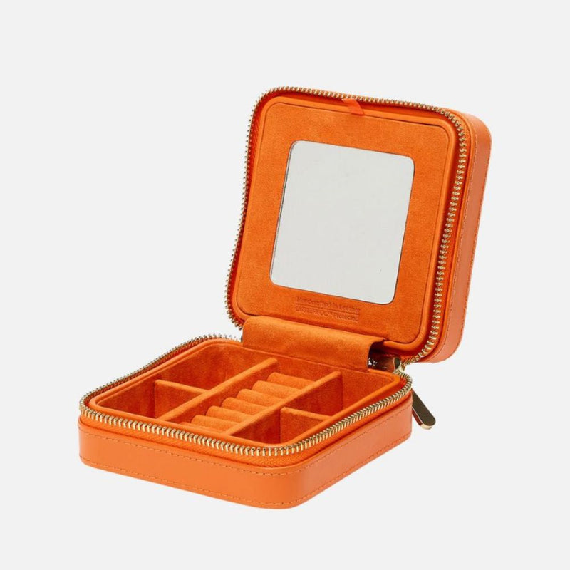 Maria Small Zip Case in Tangerine