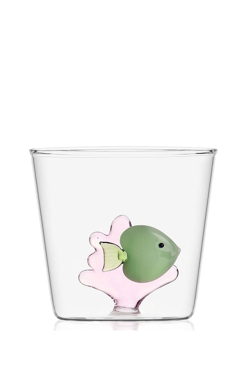 Marine Garden Green Fish Tumbler, 340ml