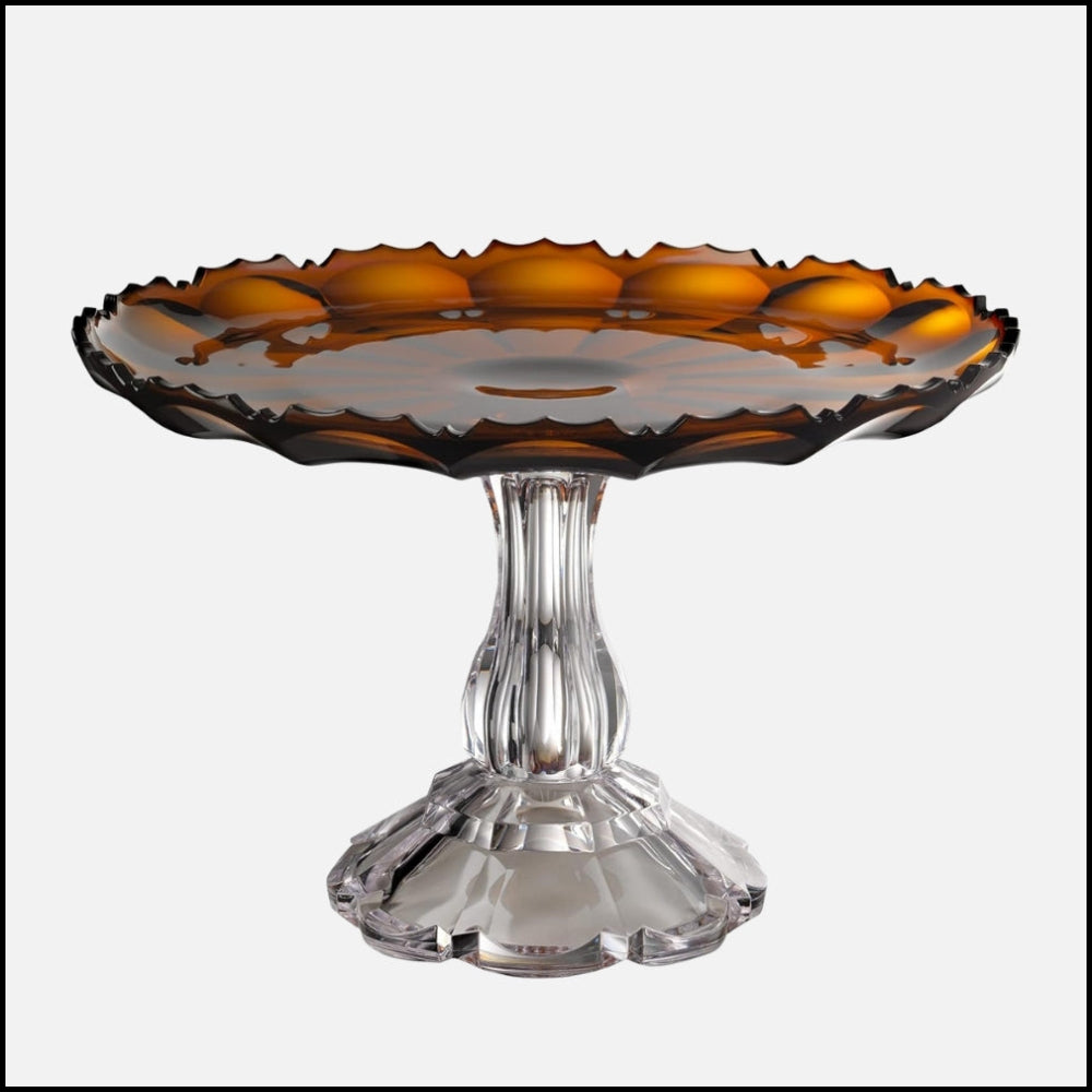 Mario Luca Giusti Girasole Cakestand – Amber Acrylic