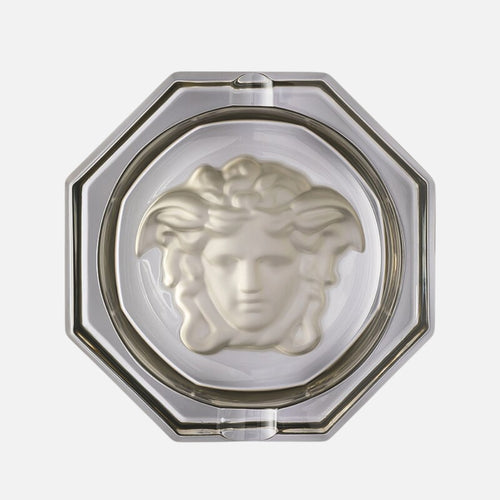 Medusa Lumière Haze Ashtray – Smoky Grey, 16 cm