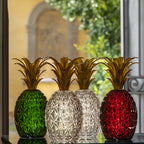 Melissa Cutlery Holder & Ice Bucket Acrylic Base Pineapple-Green