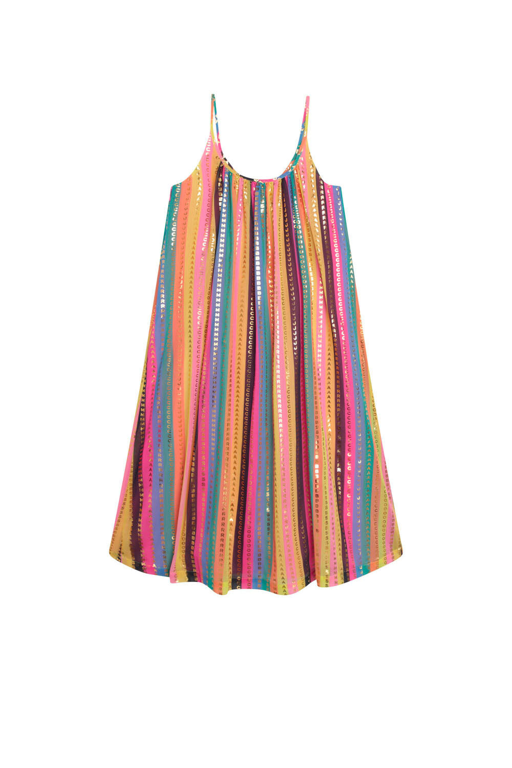 ​Multi Stripe Dress for Girls - Maison7