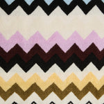 Murrina Multicolour Zigzag Cotton Bathrobe