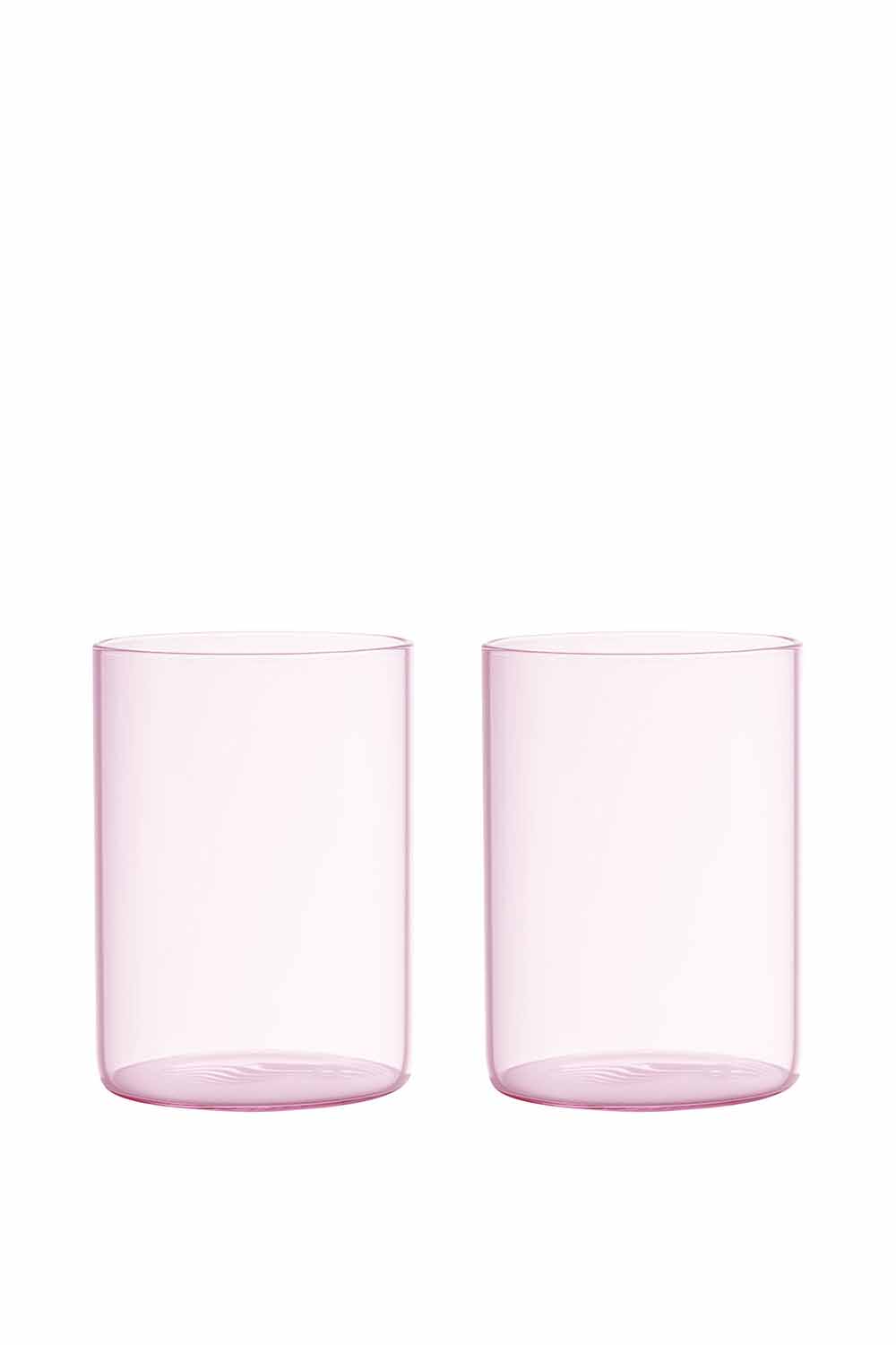 Favourite Drinking Glass, Pink, Set of 2
