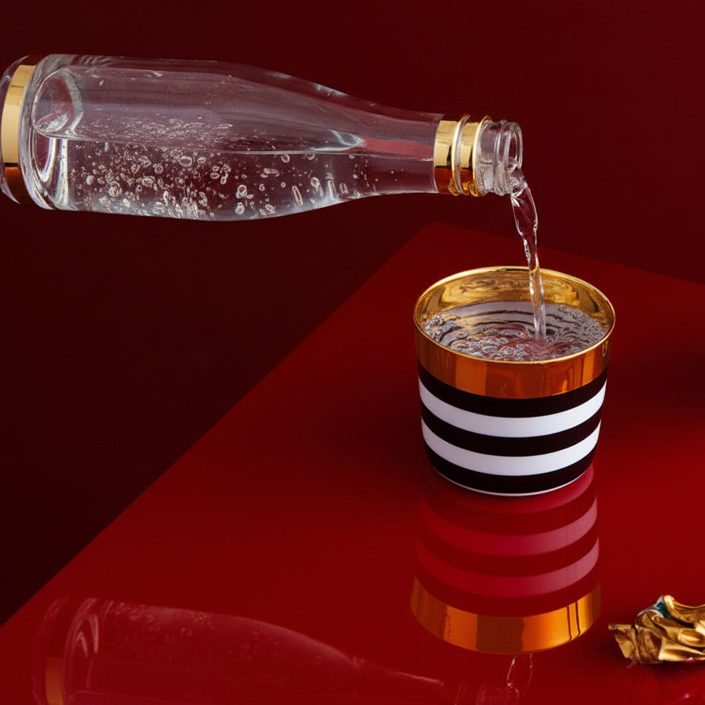 Champagne Goblet Ca` D`Oro, Cross Stripes