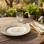 طبق حلوى/سلطة أوبرا جولد 22 سم