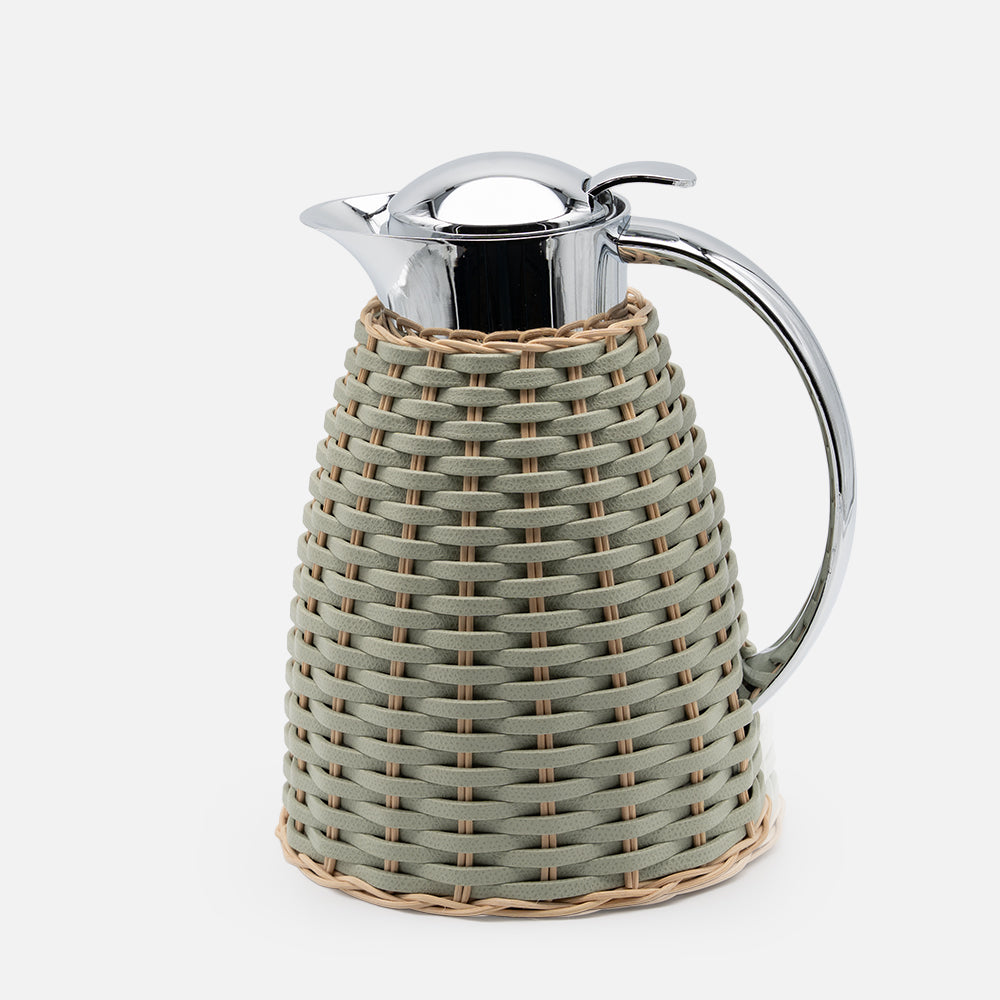 Chantilly Leather &amp; Rattan Carafe 1 L