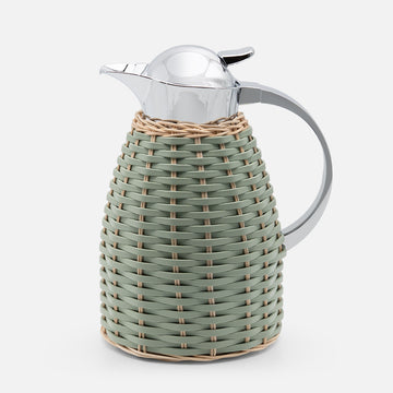 Chantilly Leather & Rattan Carafe 1.5 L