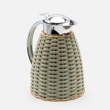 Chantilly Leather & Rattan Carafe 1.5 L