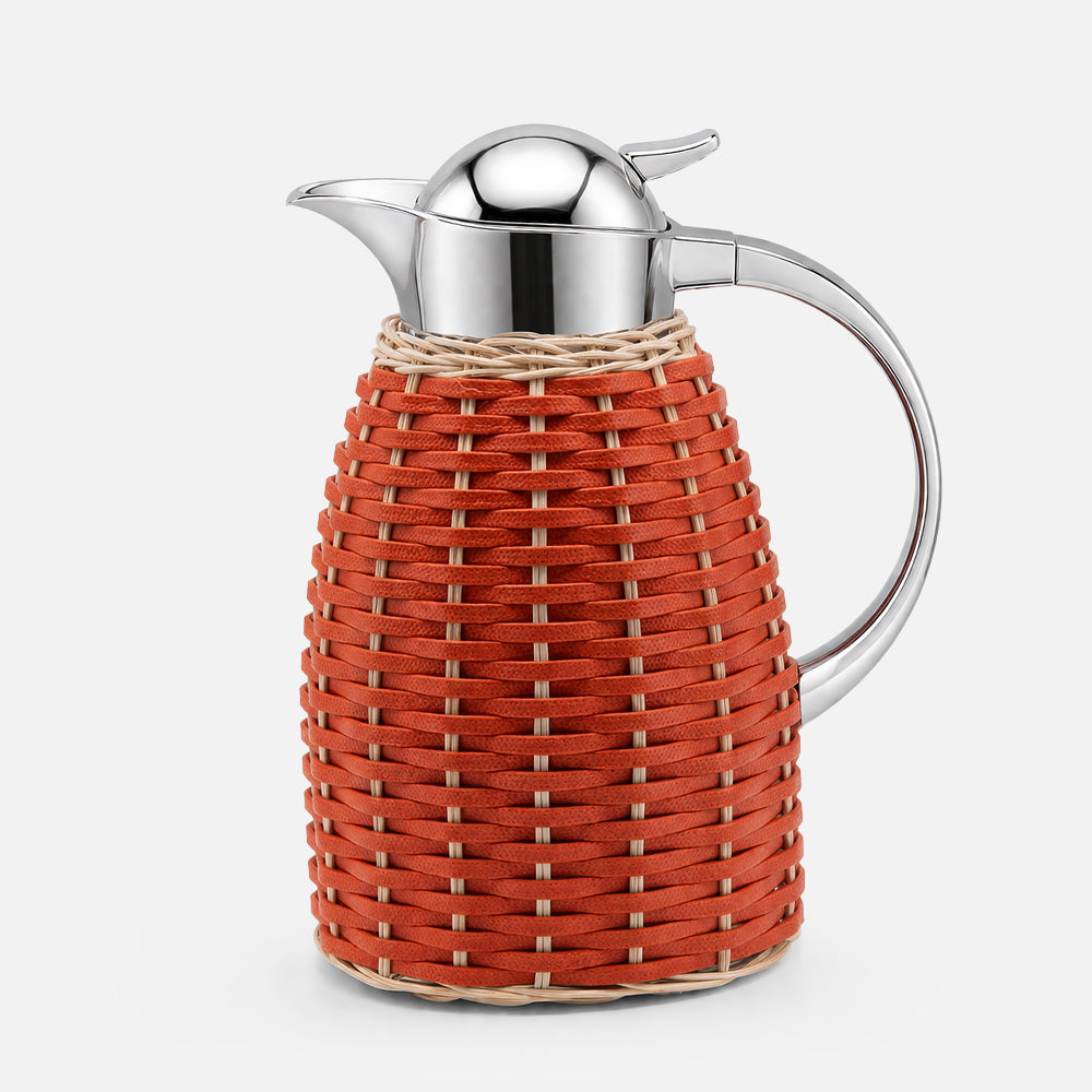 Chantilly Leather &amp; Rattan Carafe 1.5 L