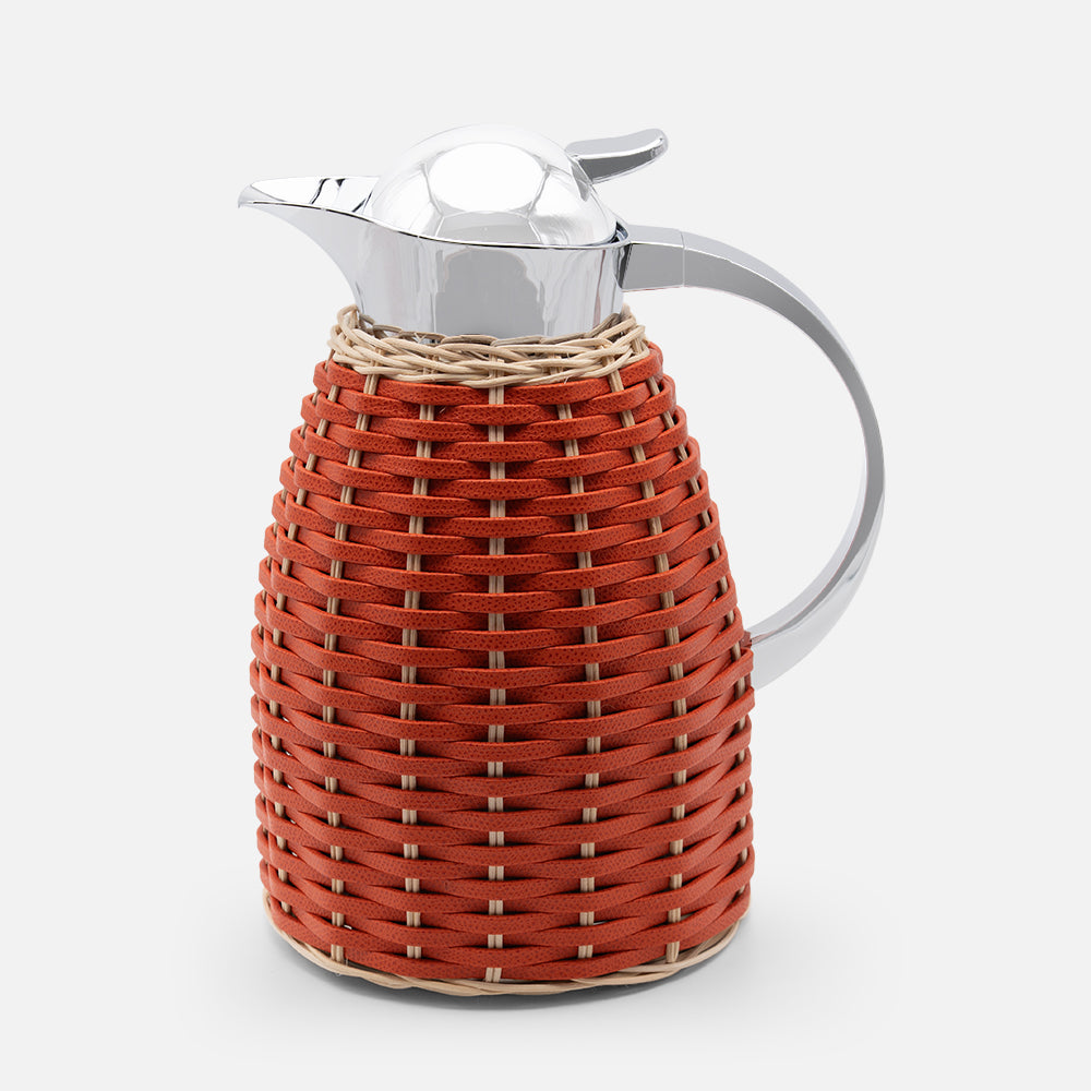Chantilly Leather &amp; Rattan Carafe 1.5 L