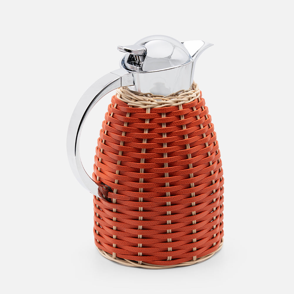 Chantilly Leather &amp; Rattan Carafe 1.5 L