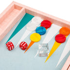 Pink Crocodile Medium Backgammon