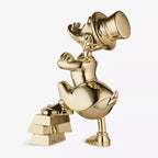 Uncle Scrooge Ingots Chromed Small Figurine - Gold