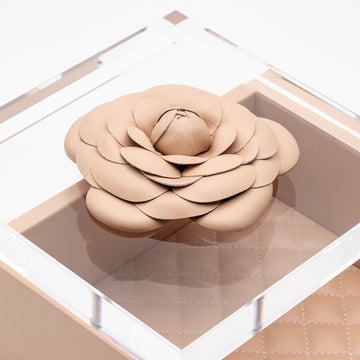 Fleur Camellia Diamonds Square Box (Large)