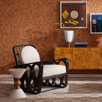 Como Scalloped Urn - Marbleized Acrylic